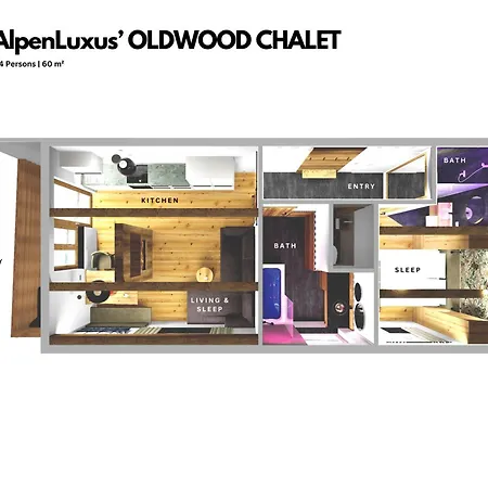 Alpenluxus Presents Oldwood Chalet - Balcony & Car Park Fuegen Exterior photo