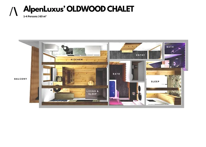 Alpenluxus Presents Oldwood Chalet - Balcony & Car Park